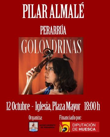 Imagen Actuación musical Golondrinas, Pilar Almalé el 12/10/2024 en la iglesia...
